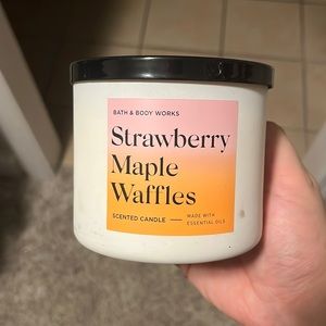 Strawberry Maple Waffles candle